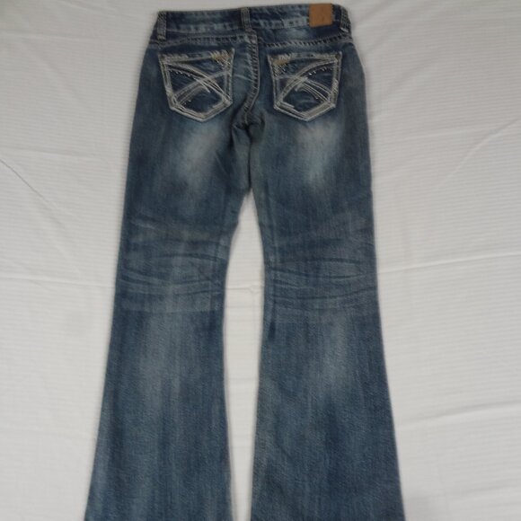 RED CAMEL PREMIUM DENIM JEANS WOMENS SIZE 7R K570 (SPOTS ON JEANS SEE PICS) - Picture 1 of 14